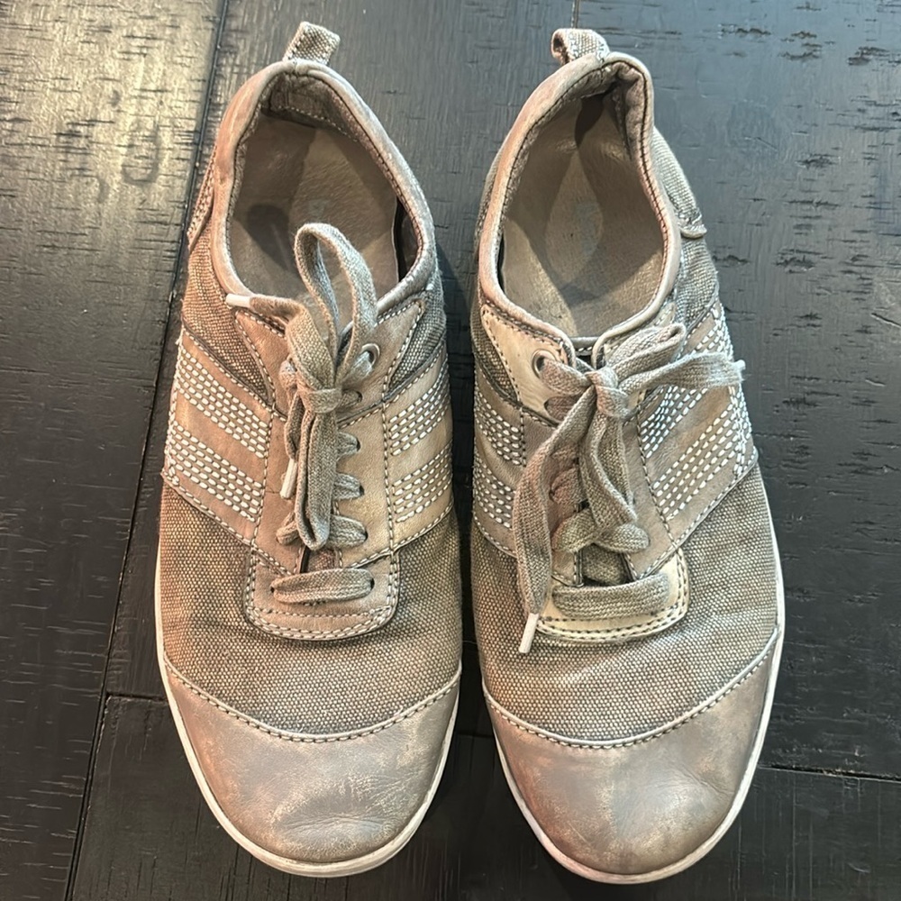 Men’s Bed Stu Distressed Leather Canvas Sneaker Size 9